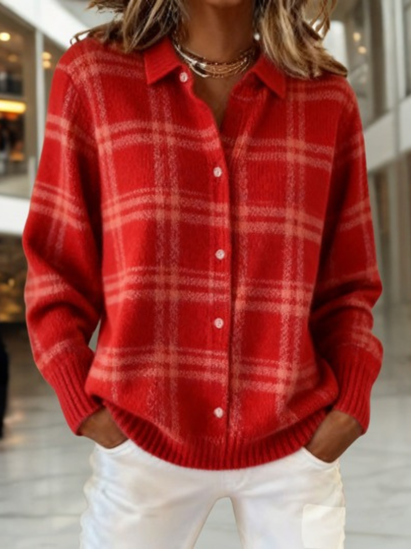 Chloe | Heritage Plaid Cardigan