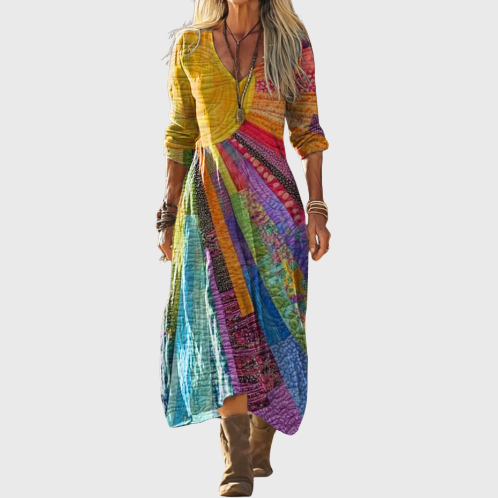 Deborah | Bohemian Sun Design Maxi Dress