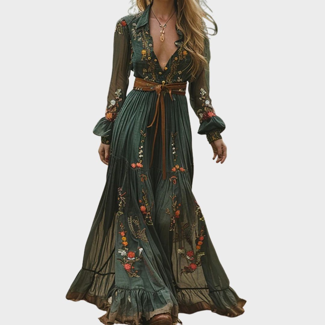Alina Soleil | Romantic Boho Maxi Dress