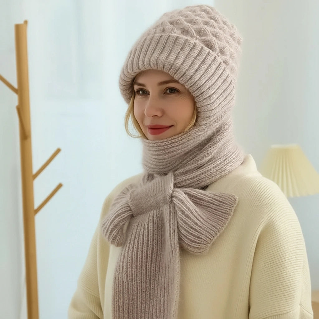 Bonny – Windproof fleece-lined Hat and Scarf